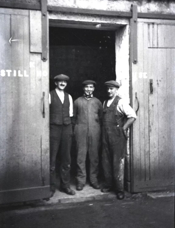 The Macallan Historic Images Black and White Men Standing in Doorway