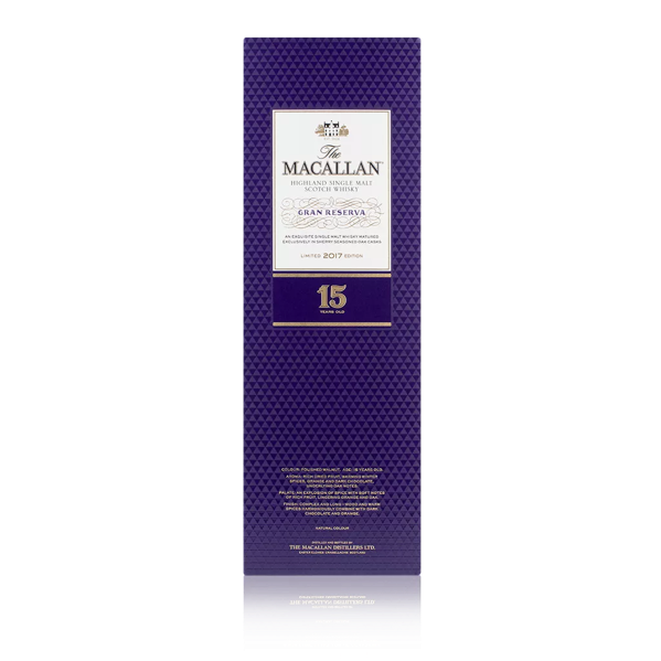 the macallan gran reserva 15 year old whisky pack