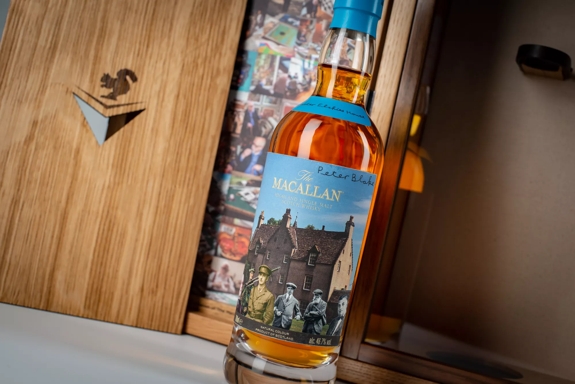 The Macallan Anecdotes of Ages Collection: Easter Elchies House Angled Mood Shot Bottle