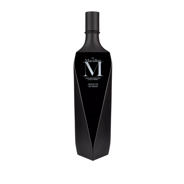 the macallan m black whisky bottle