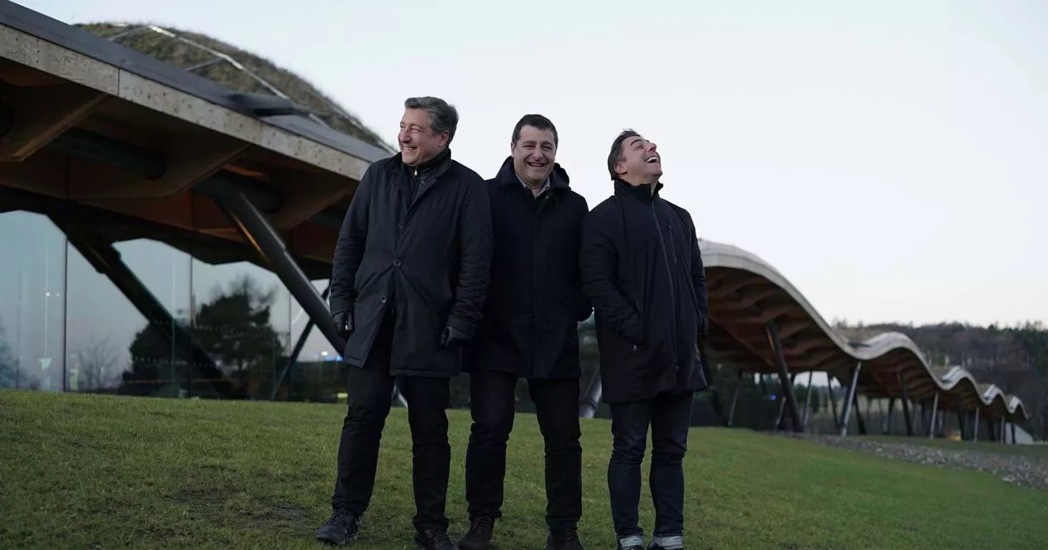 the roca brothers outside macallan distillery