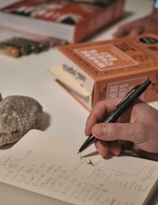 Distil Your World London Writing Notes during a session