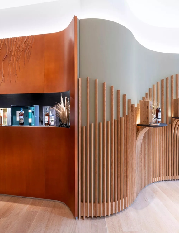 the macallan house singapore interior walls