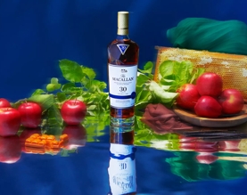 the macallan double cask 30 years old whisky bottle lifestyle images