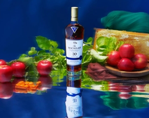 the macallan double cask 30 years old whisky bottle lifestyle images