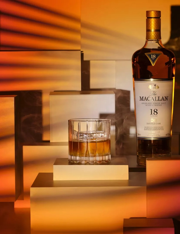 the macallan double cask magosto whisky serve