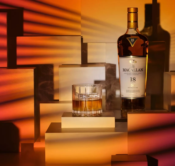 the macallan double cask magosto whisky serve