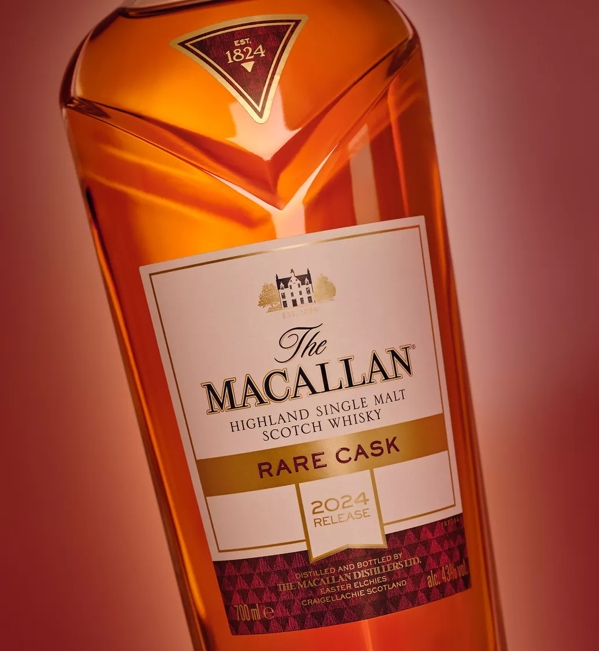 the macallan rare cask 2024 whisky bottle