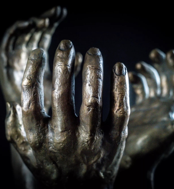 The Macallan The Reach hands sculpture