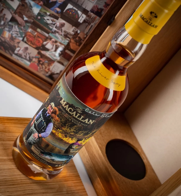 The Macallan Anecdotes of Ages Collection: The River Spey Angled Bottle Mood Shot