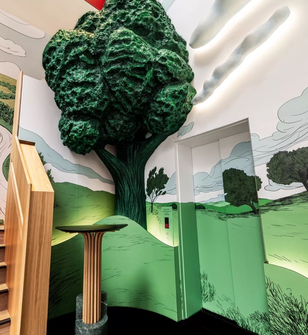 The Macallan House Hong Kong artwork interior