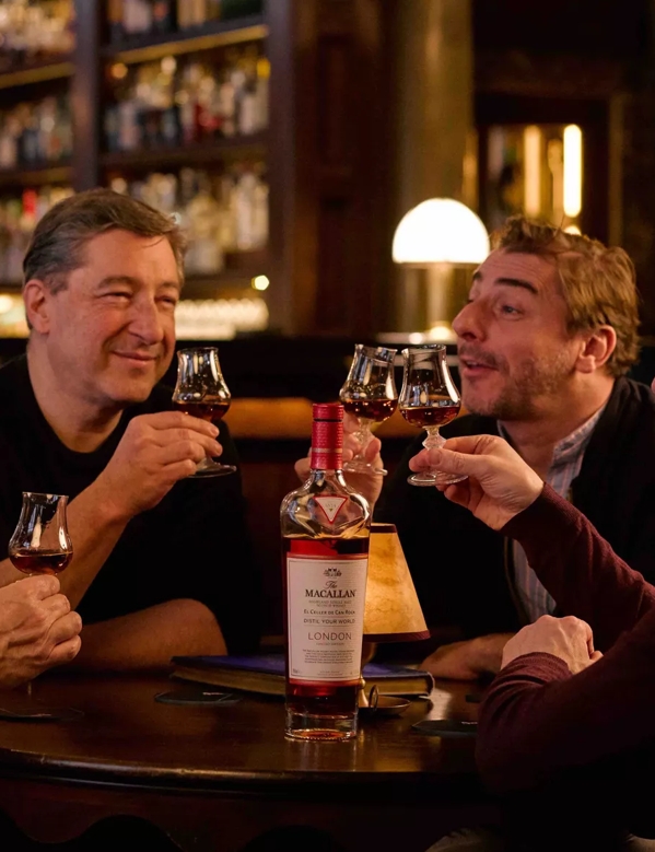 The Macallan Distil Your World London Roca Brothers Enjoying A Dram of Macallan