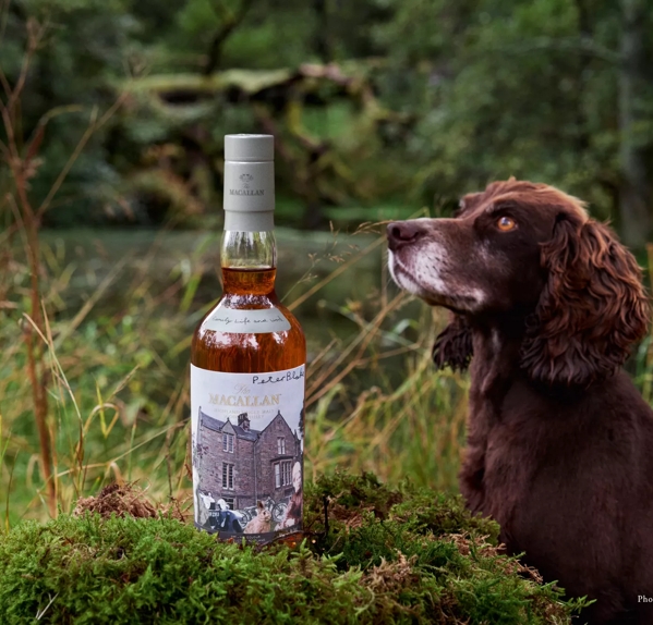 The Macallan Anecdotes of Ages Collection: Family Life and Work Bottle and Dog