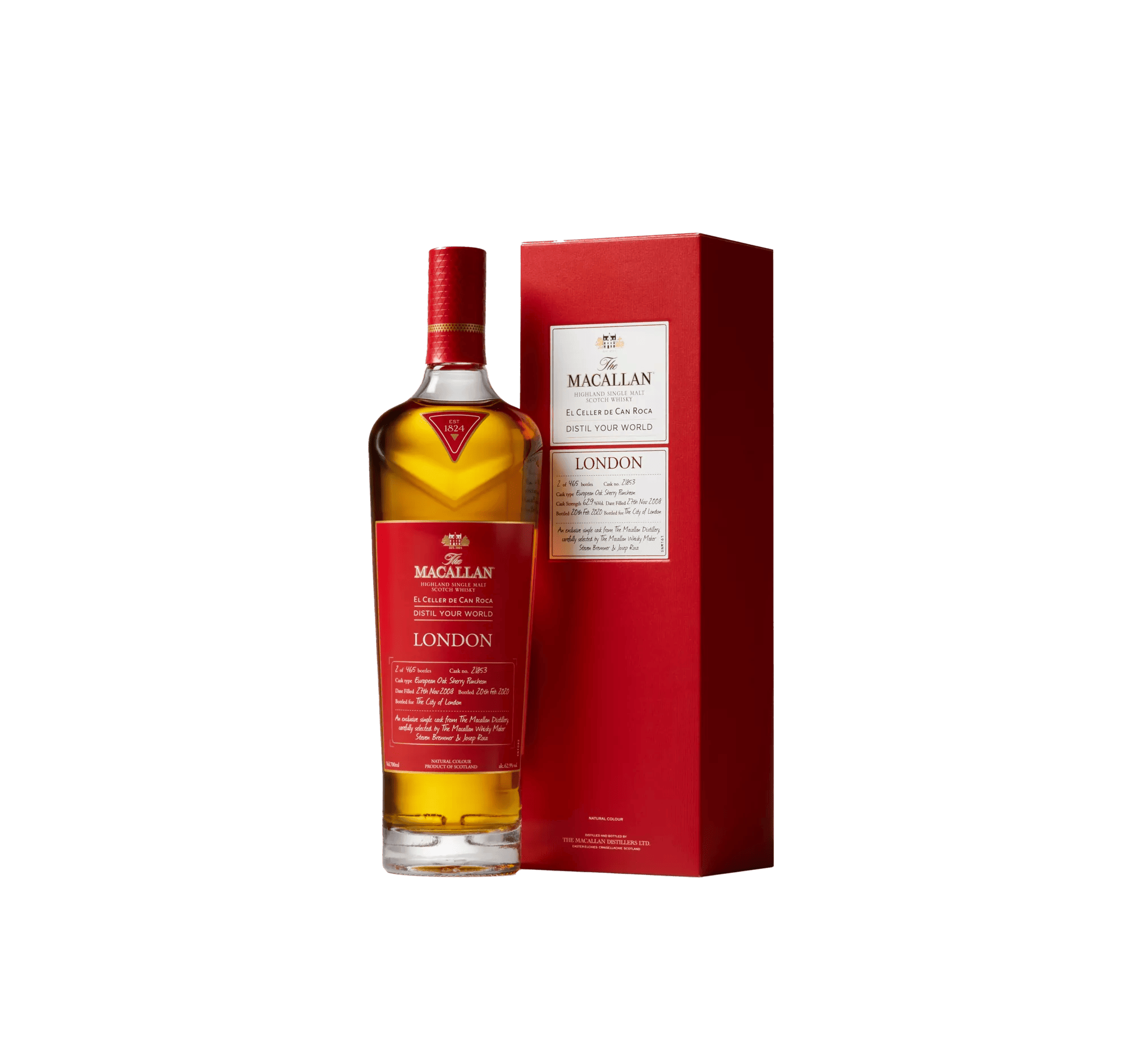 2000本限定ザマッカラン ディスティル ユア ワールド ロンドン エディション Distil Your World London Single Cask - The Macallan®