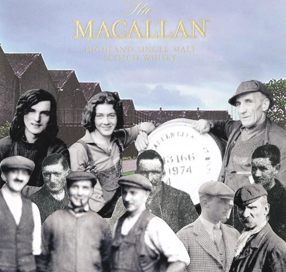 The Macallan Anecdotes of Ages Collection: Down to Work Artwork Label