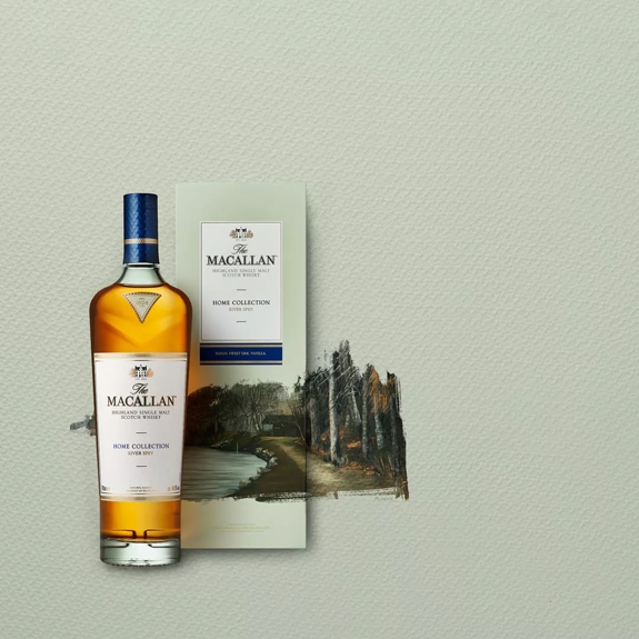 The Macallan Home Collection River Spey Key Visual Bottle Pack Artwork