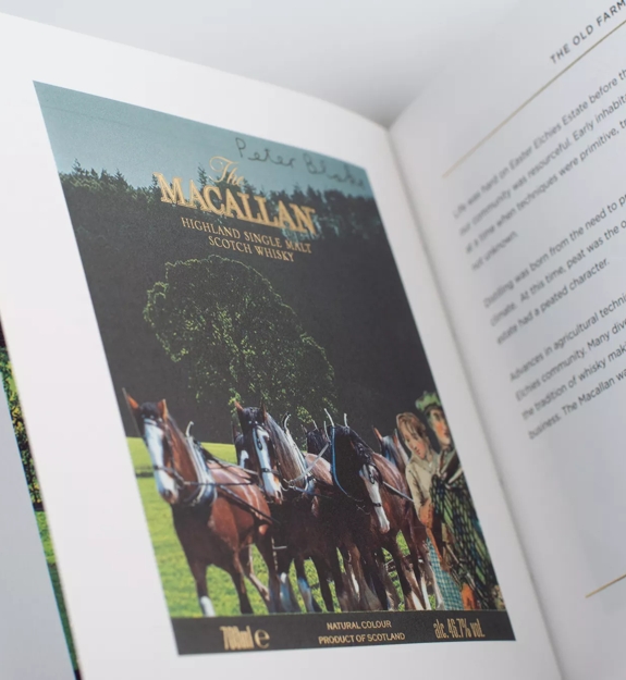 The Macallan Anecdotes of Ages Collection: The River Spey Book Open with Horses