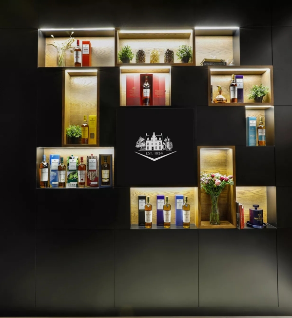the macallan boutique at 1855 singapore