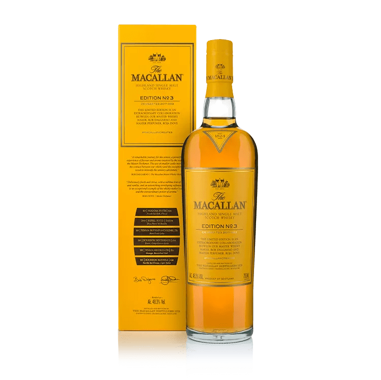 The Macallan Edition 3 Bottle and Pack