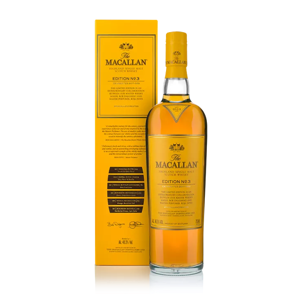 The Macallan Edition 3 Bottle and Pack