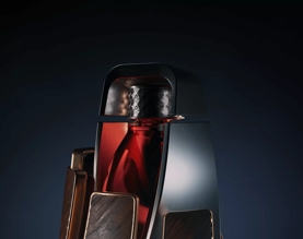 The Macallan Bentley Partnership Horizon Prototype Top of Bottle with Liquid
