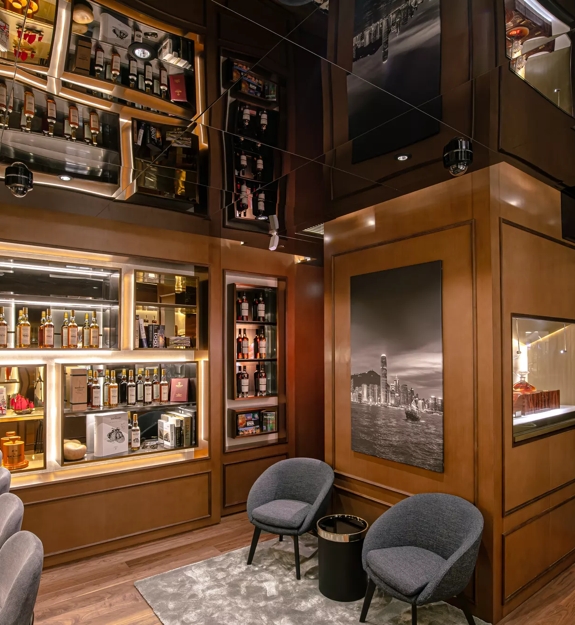 the macallan room at k11 musea bar in hong kong