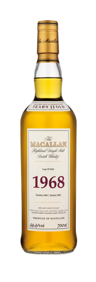 The Macallan 1968 Beech Coloured Fine & Rare Whisky - The