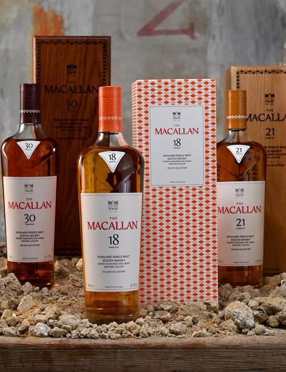 the macallan colour collection bottle line up