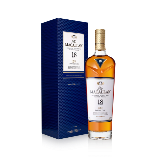 the macallan whisky bottle and pack