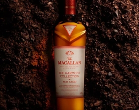 The Macallan Harmony Collection Rich Cacao Amongst Coffee Beans