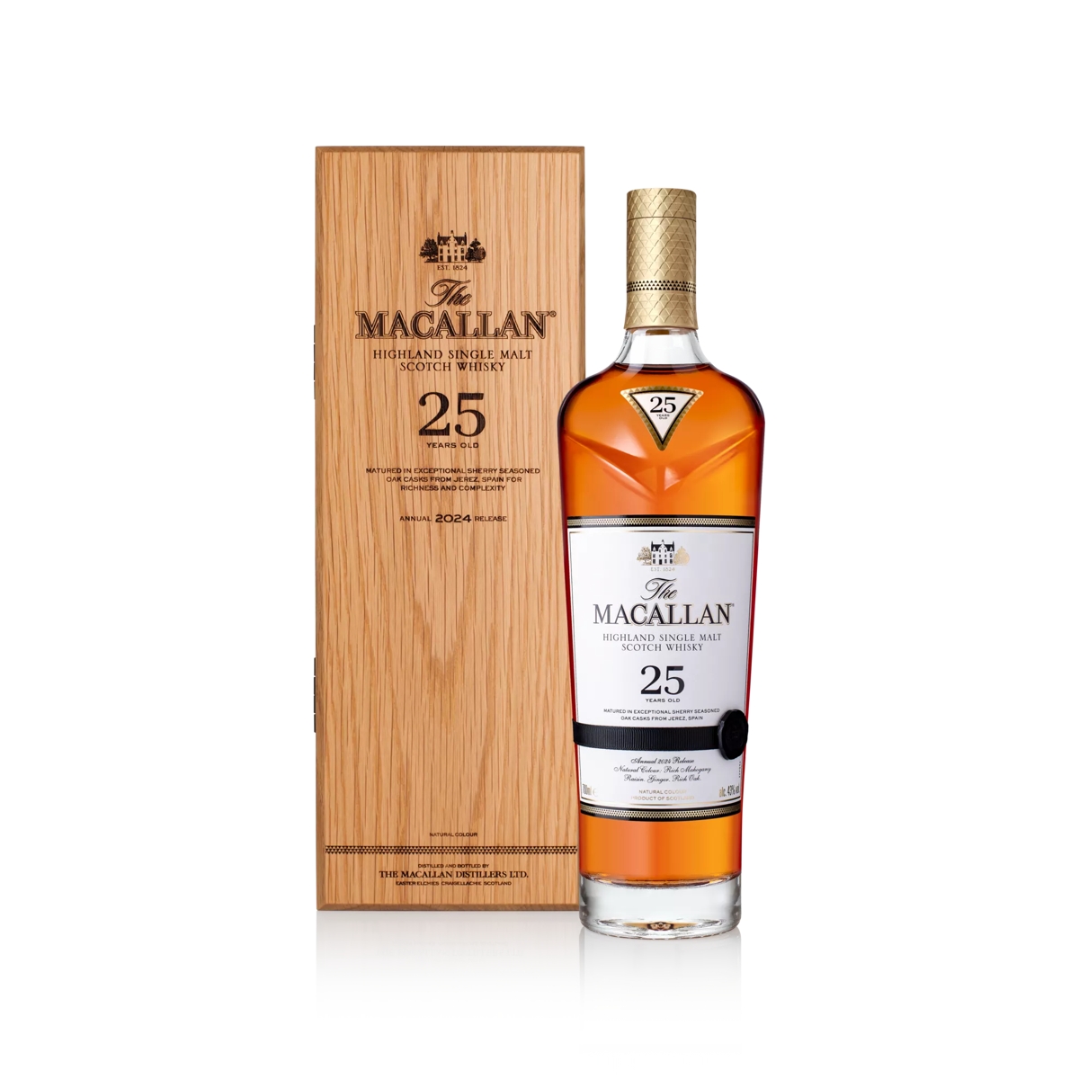 ウイスキー THE MACALLAN 25years old The Macallan 25 Years Old Sherry Oak, 2024 Release | The