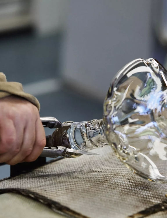 The Macallan The Reach bottle glass blowing process