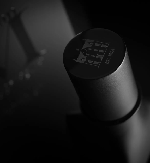 the macallan m black 2017 whisky bottle top close up