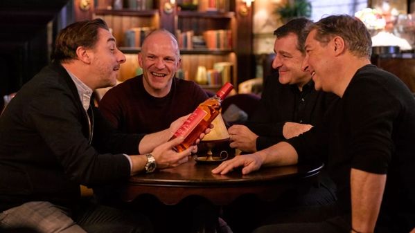 The Macallan Distil Your World London Roca Brothers Gathering Around Bottle
