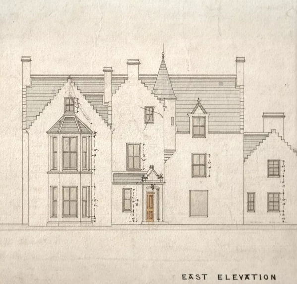 The Macallan Easter Elchies House Illustration Sketch
