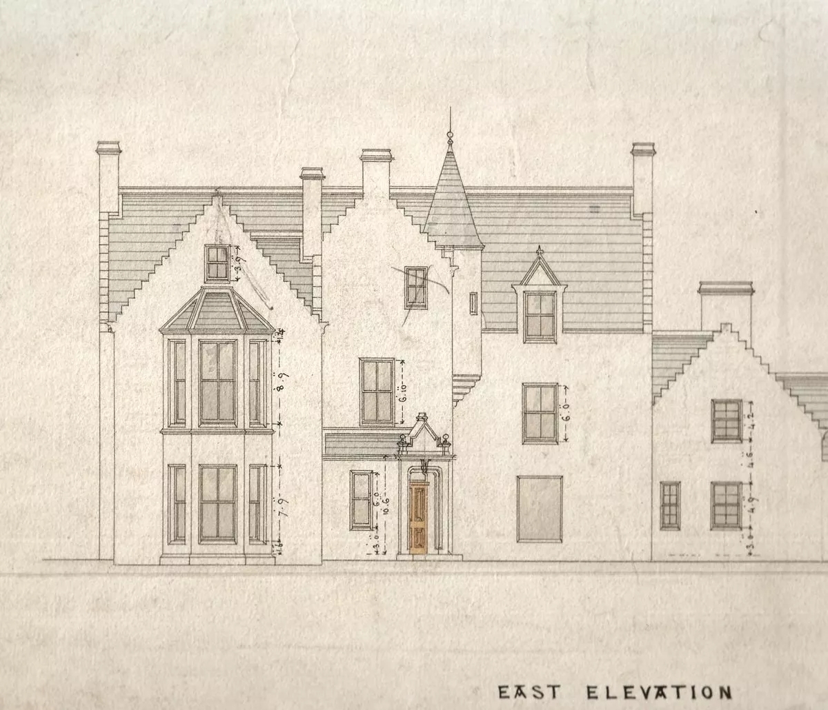 The Macallan Easter Elchies House Illustration Sketch