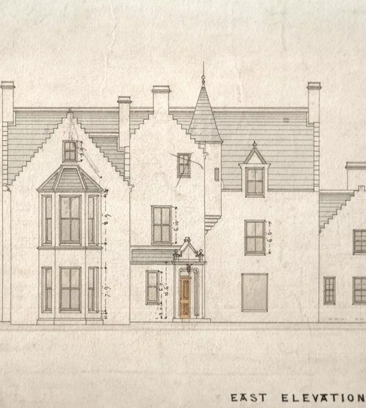 The Macallan Easter Elchies House Illustration Sketch
