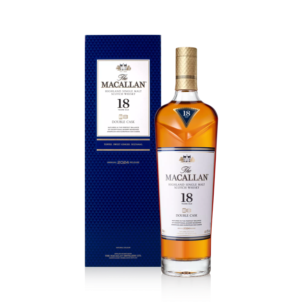the macallan whisky bottle and pack