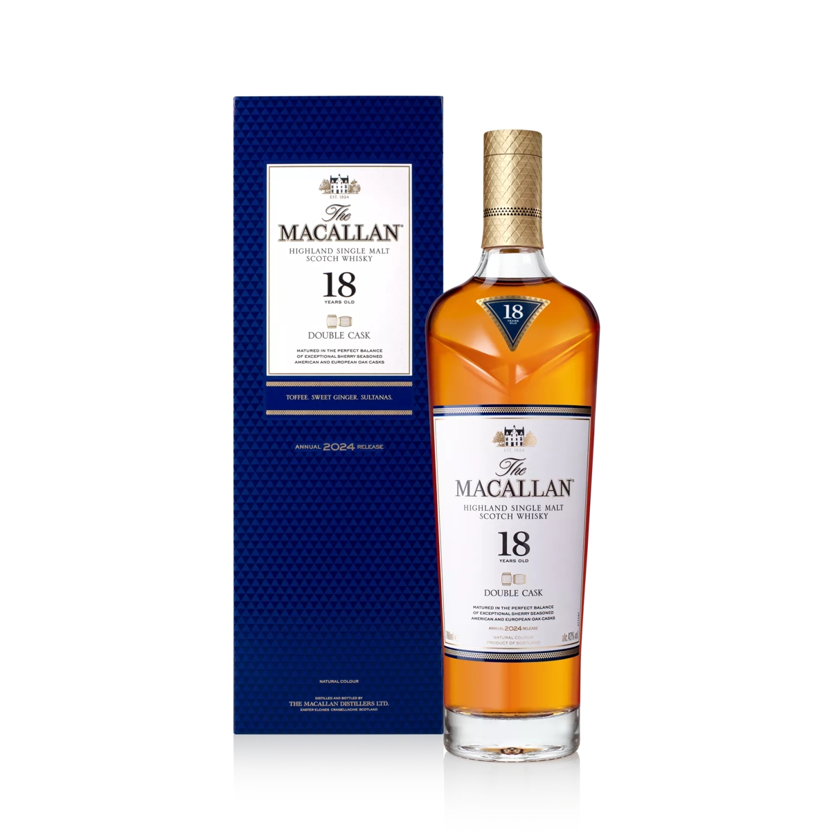 【海外配送可】【送料無料】 Macallan 18 Years Old Double Cask | Single Malt Whisky| The ウイスキー