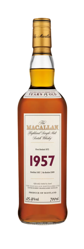 The Macallan fine and rare whisky bottle