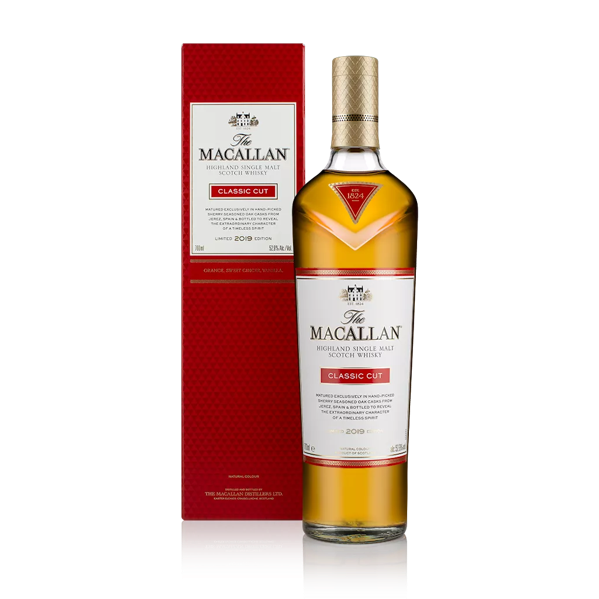The Macallan Classic Cut Edition 2019 Bottle and Pack 700ml