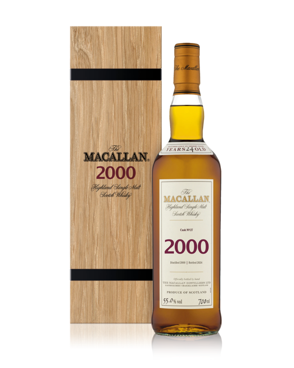 the macallan fine & rare 2000 whisky bottle