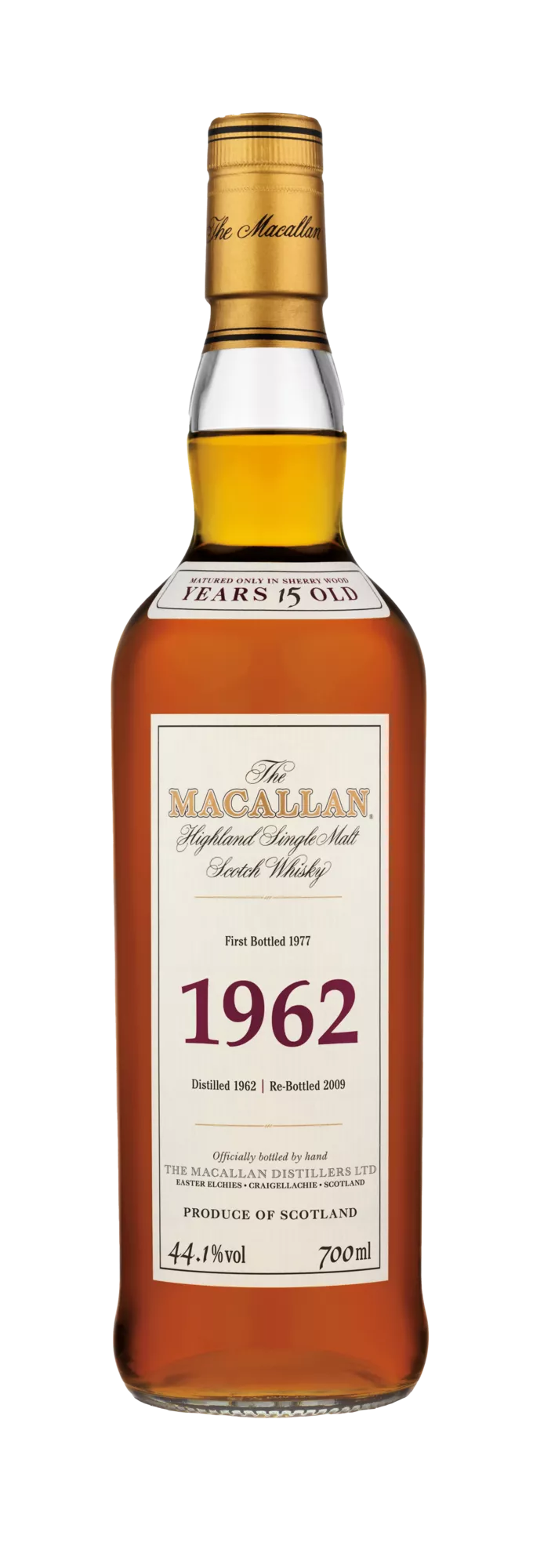 The Macallan fine and rare whisky bottle