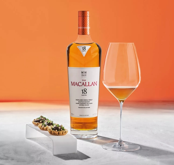the macallan colour collection whisky serves and food pairings