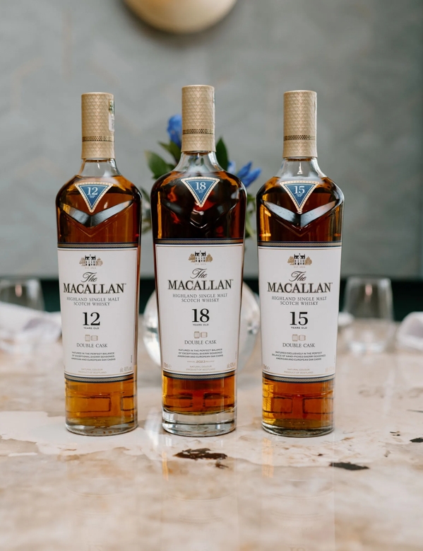 Bottles of The Macallan at Martin Wishart