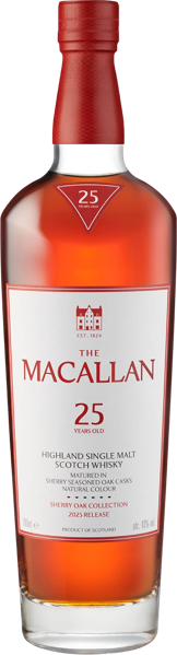 The Macallan 25 Years Old Sherry Oak, 2025 Release | The Macallan®