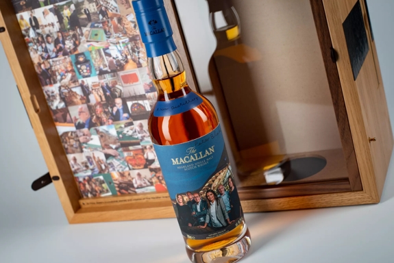 The Macallan Anecdotes of Ages Collection: A New Distillery Bottle with Collage Mood Shot