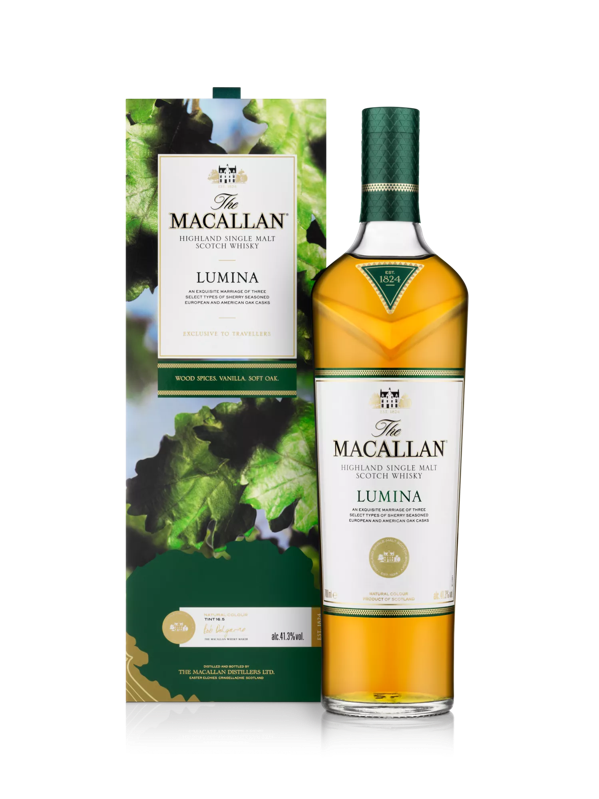 The Macallan Quest Collection Lumina Bottle and Pack