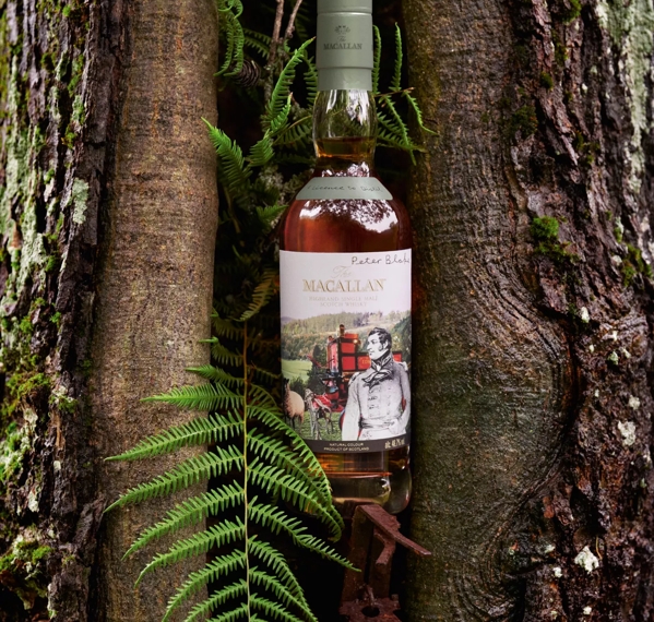 The Macallan Anecdotes of Ages Collection: License to Distil Photography Bottle in Tree