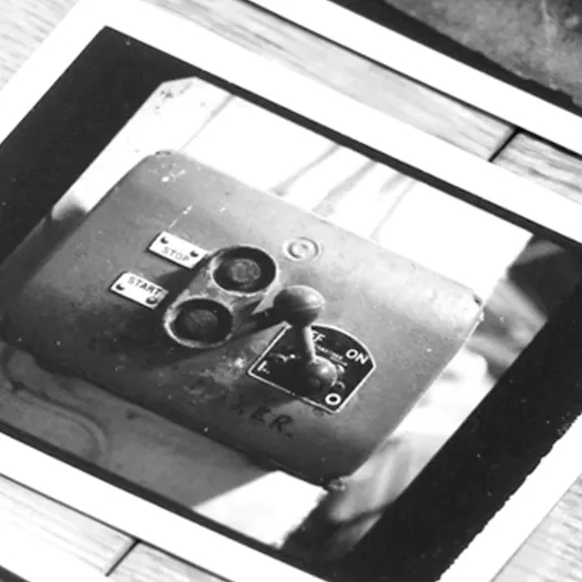 Masters of Photography Rankin Black and white of switch